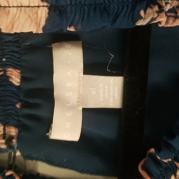 Nordstrom Chelsea 28 Navy and Pink Dress XL Worn Once - Picture 4 of 5